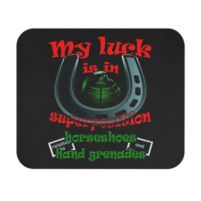 my luck - Mouse Pad (Rectangle) (black)