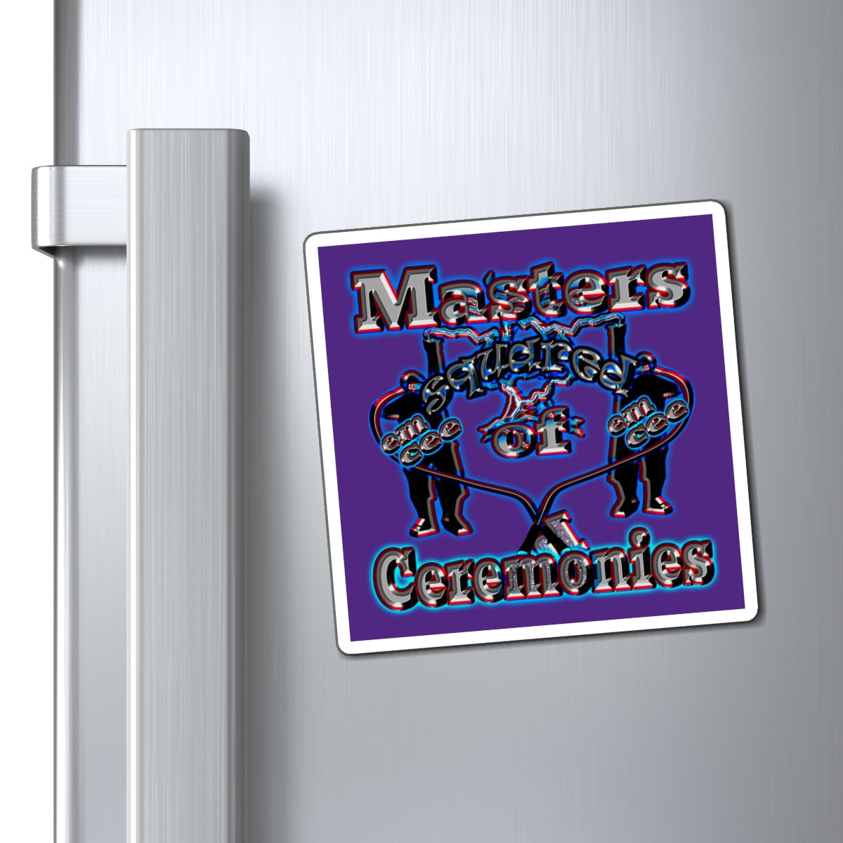 em cee squared - Magnets - (purple)