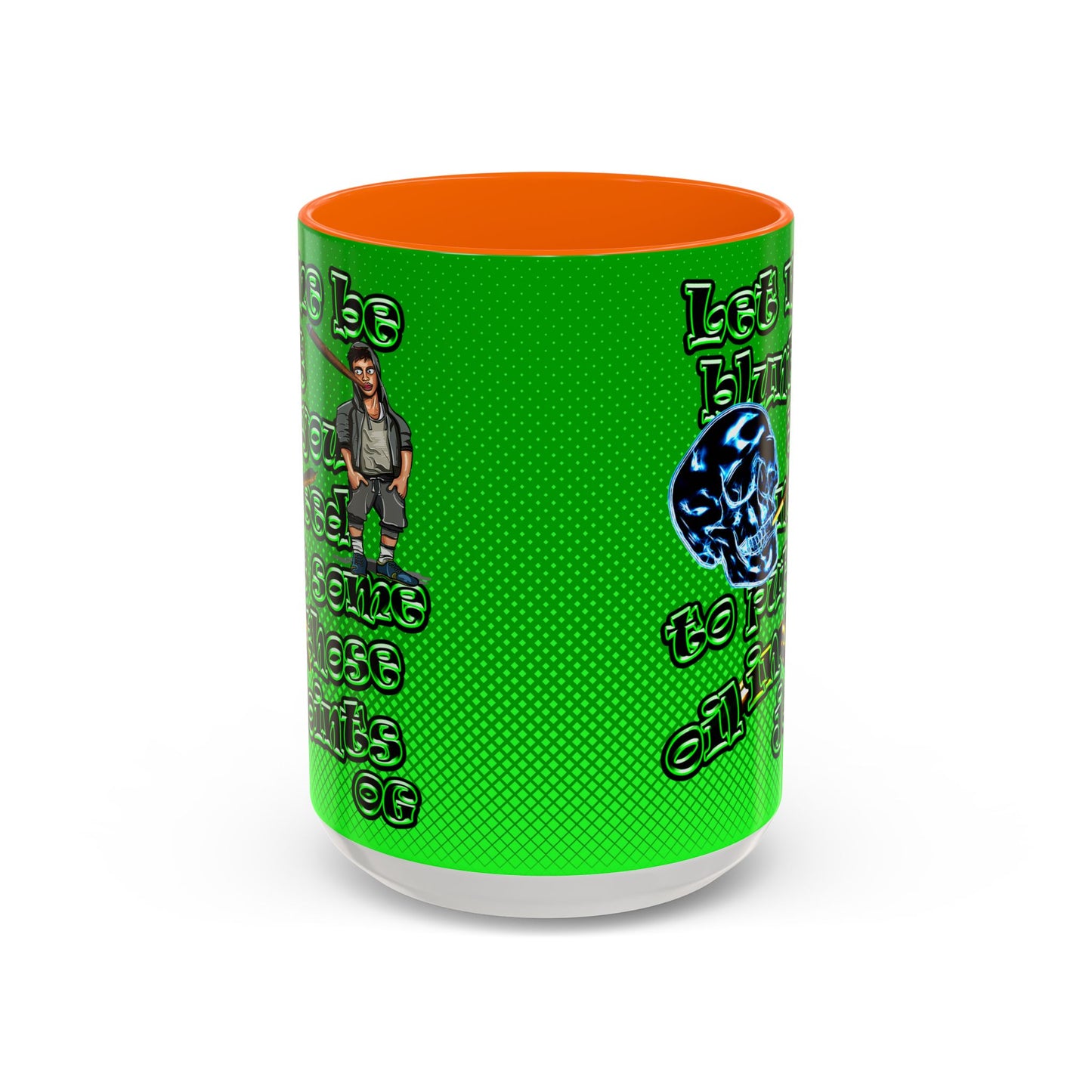 og - Accent Mug (logo green)