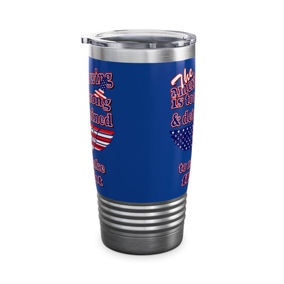american wing - Ringneck Tumbler, 20oz (dark blue)