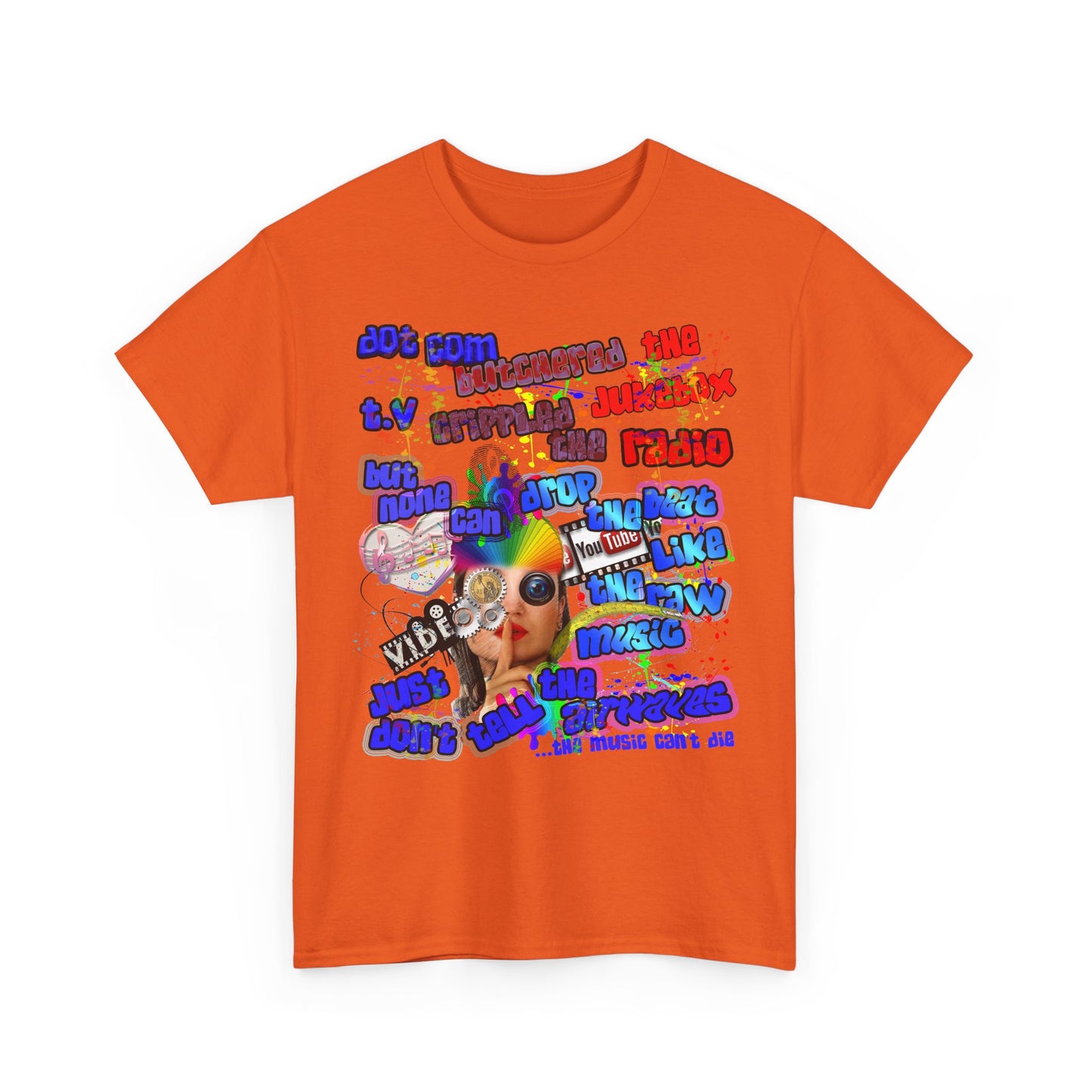 drop the beat - Unisex Heavy Cotton Tee