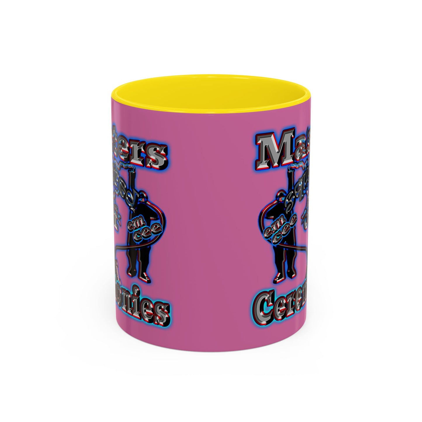 em cee squared - Accent Mug (light pink)