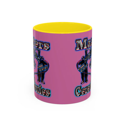 em cee squared - Accent Mug (light pink)