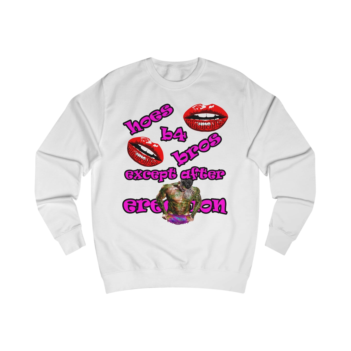 hoes b4 bros - Men's Sweatshirt