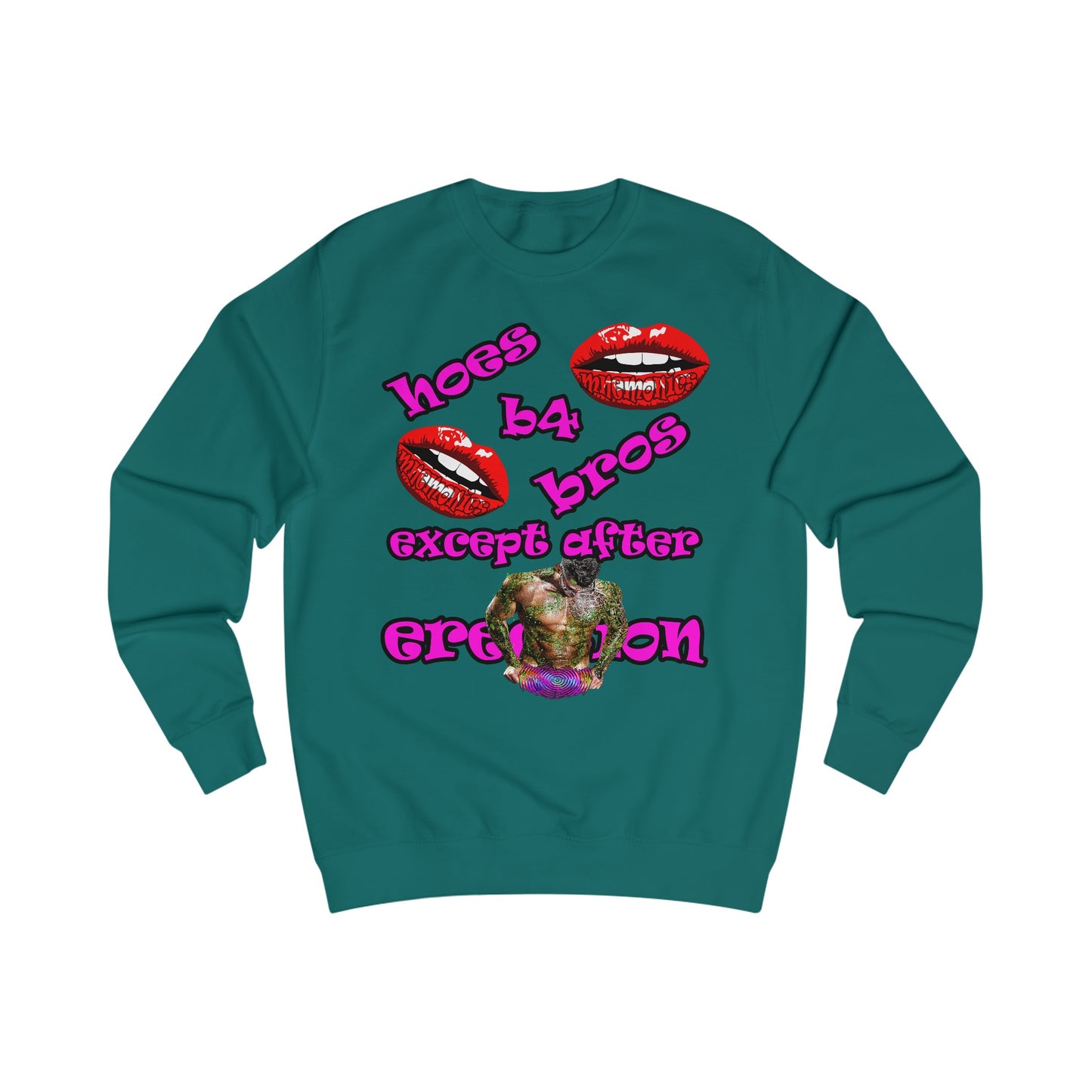 hoes b4 bros - Men's Sweatshirt