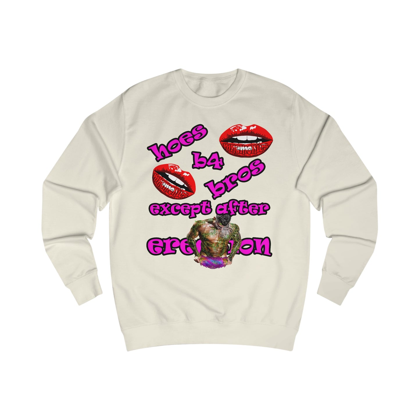 hoes b4 bros - Men's Sweatshirt