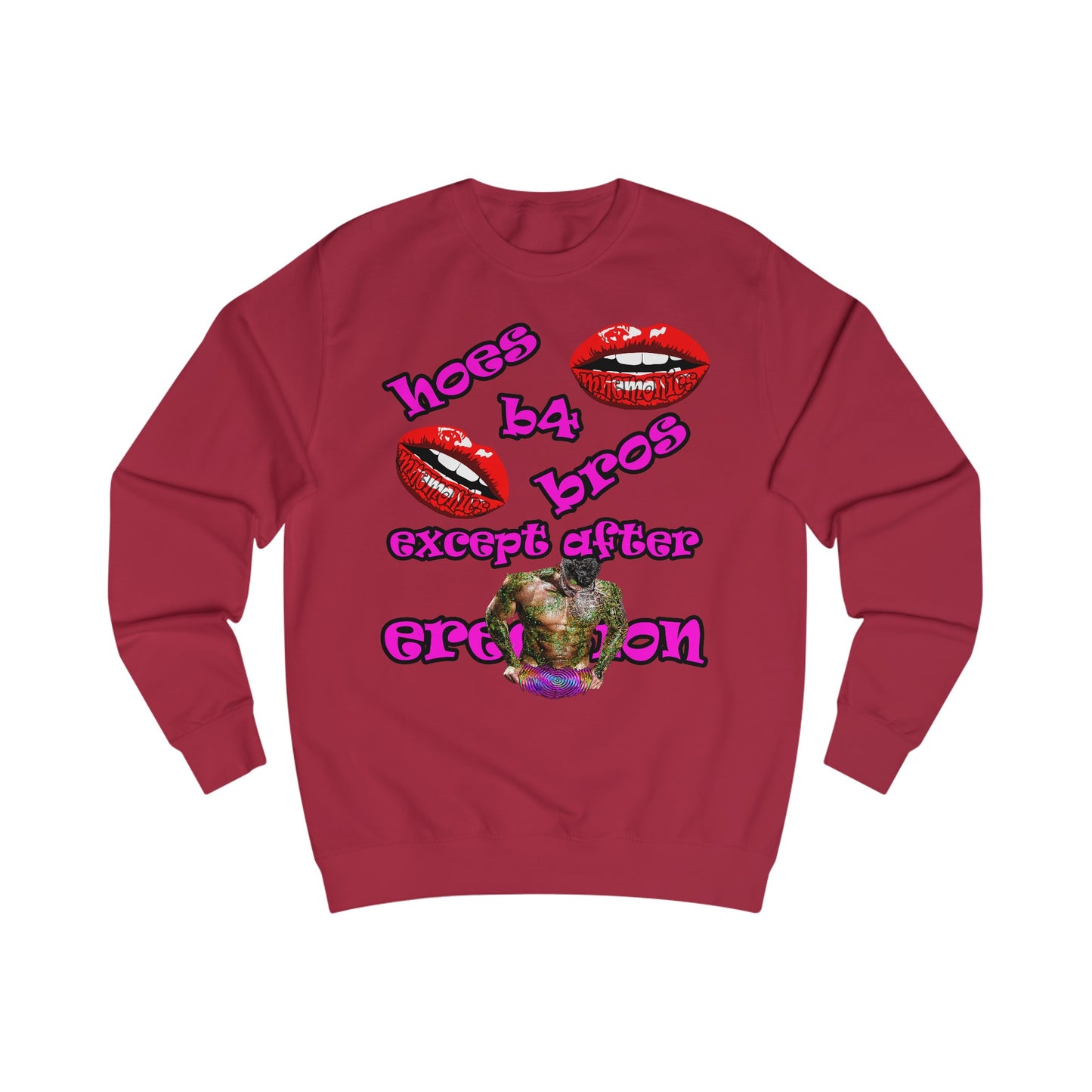 hoes b4 bros - Men's Sweatshirt