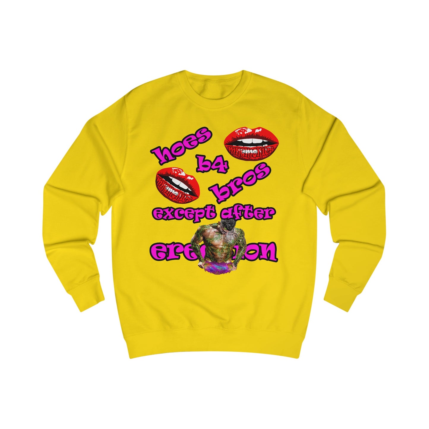 hoes b4 bros - Men's Sweatshirt
