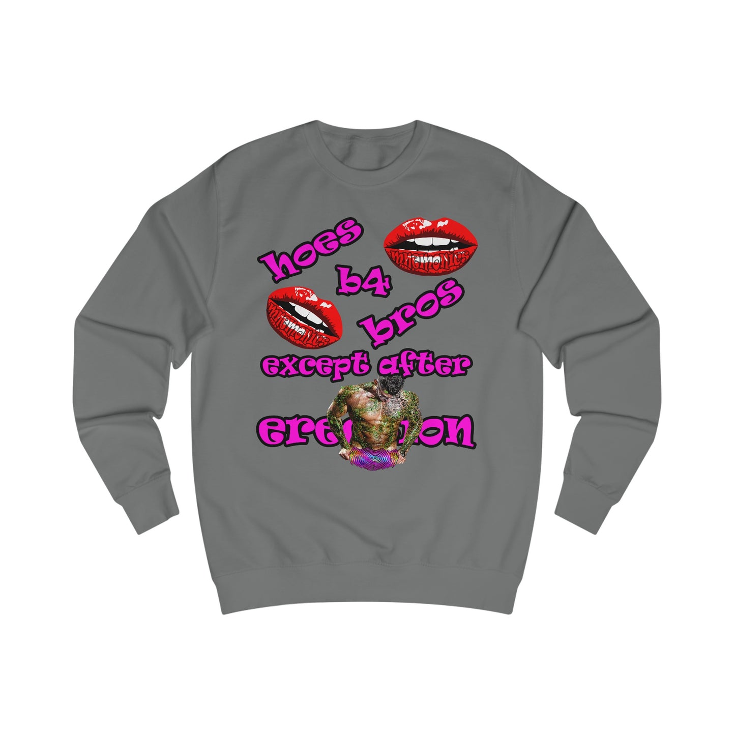 hoes b4 bros - Men's Sweatshirt