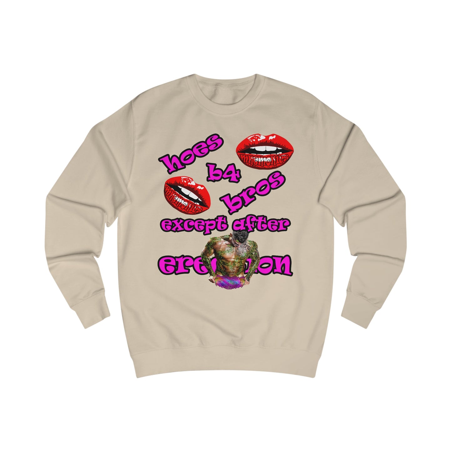 hoes b4 bros - Men's Sweatshirt