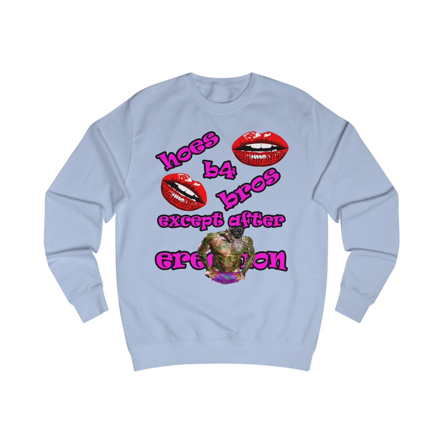 hoes b4 bros - Men's Sweatshirt