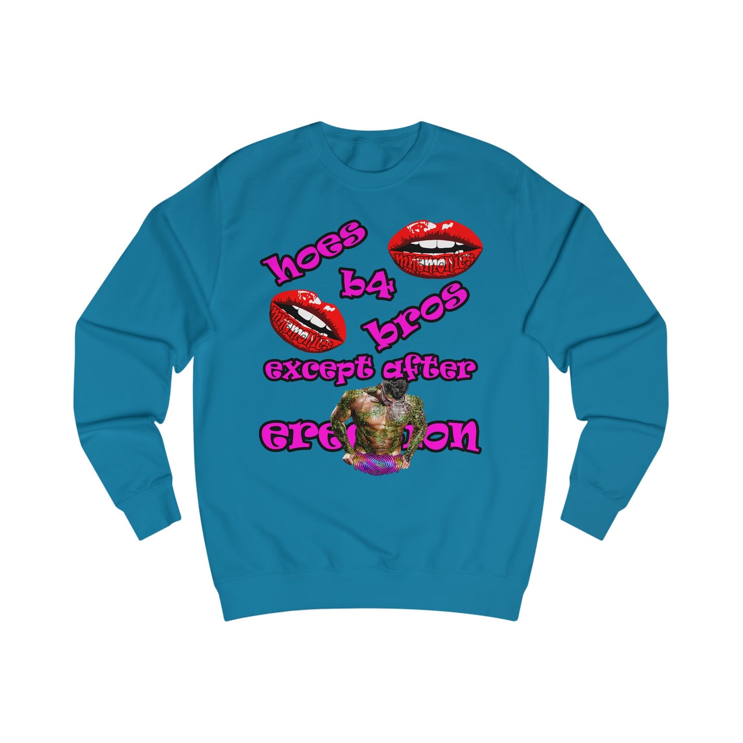 hoes b4 bros - Men's Sweatshirt