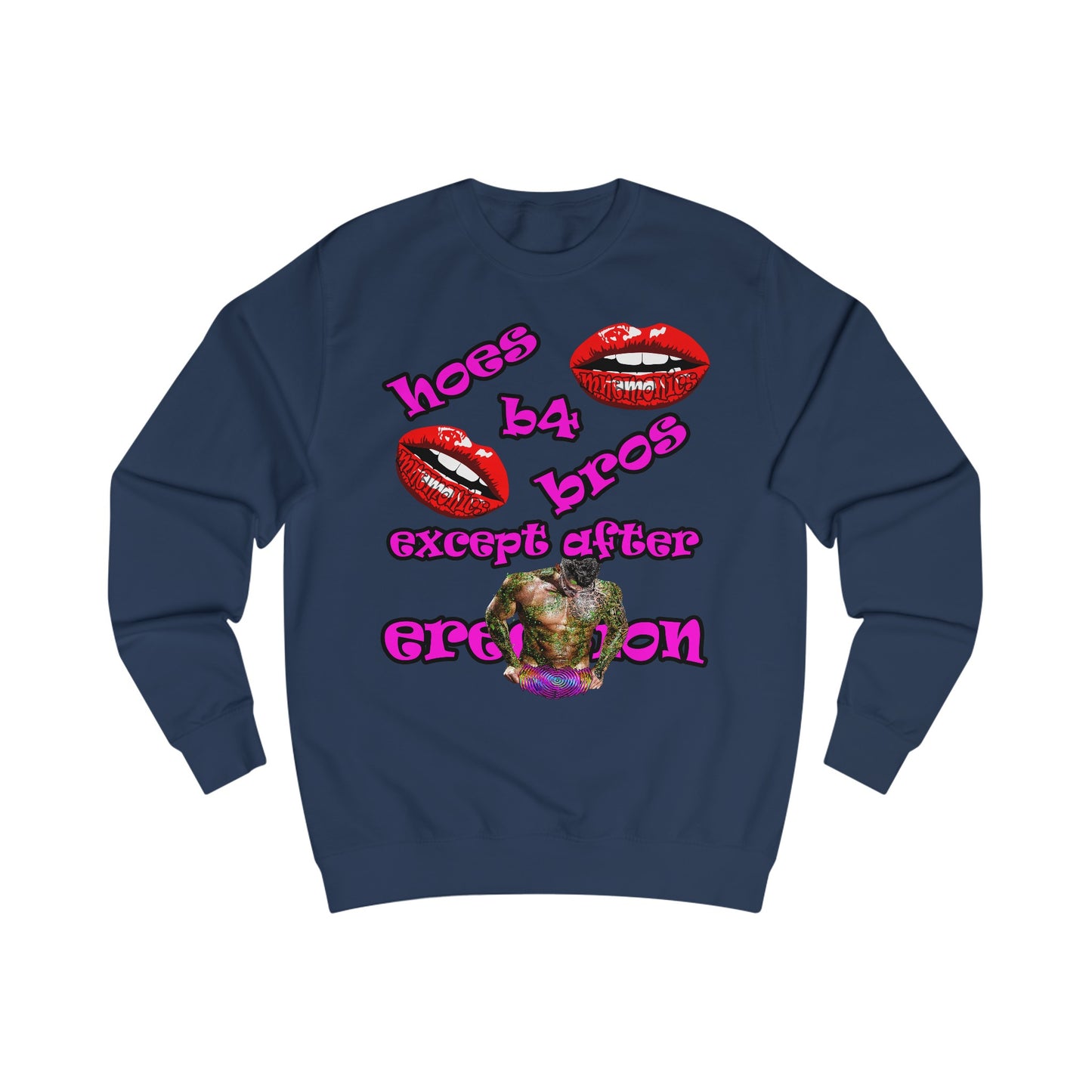 hoes b4 bros - Men's Sweatshirt