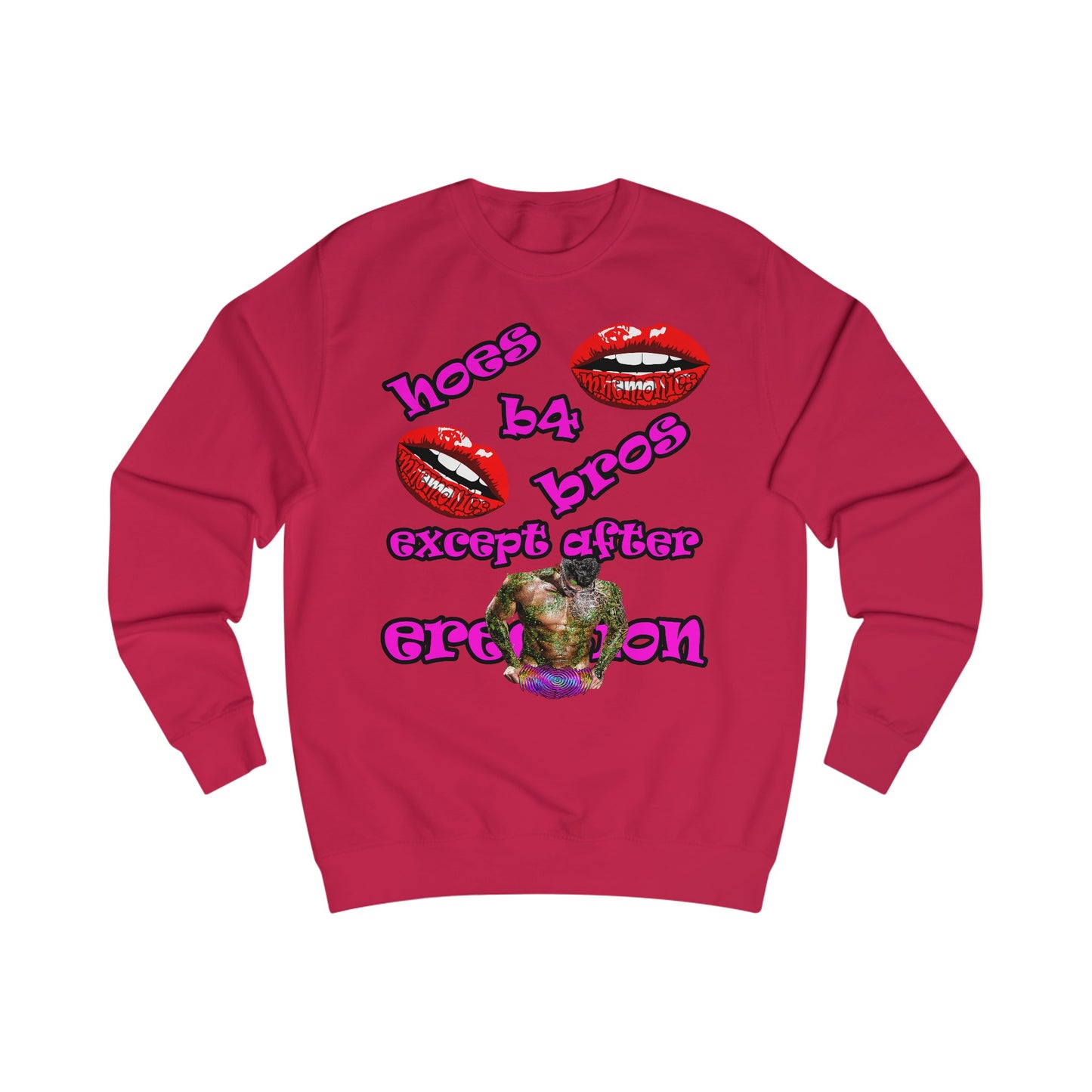hoes b4 bros - Men's Sweatshirt