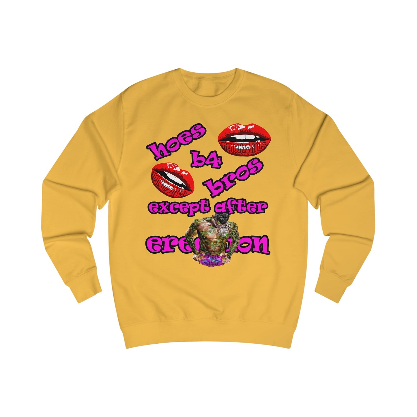 hoes b4 bros - Men's Sweatshirt