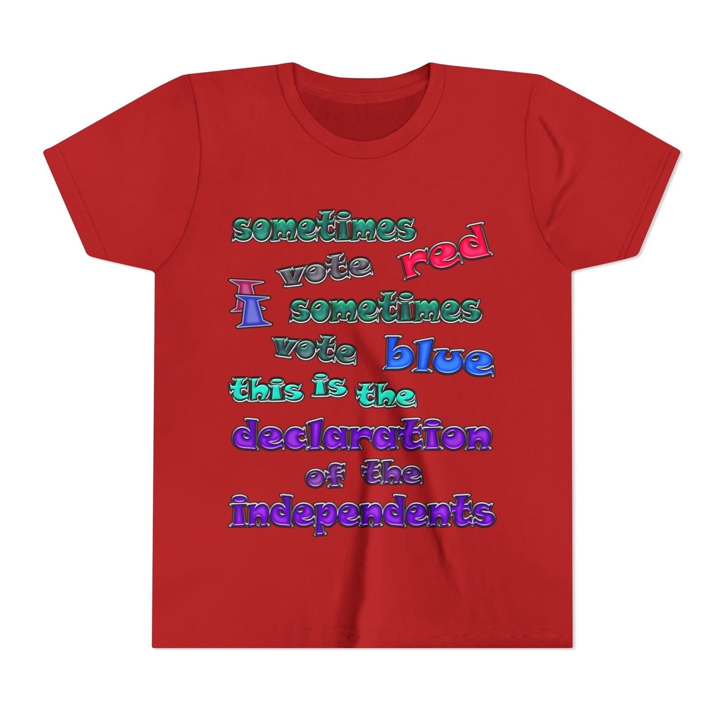declaration of the independents - Youth Short Sleeve Tee