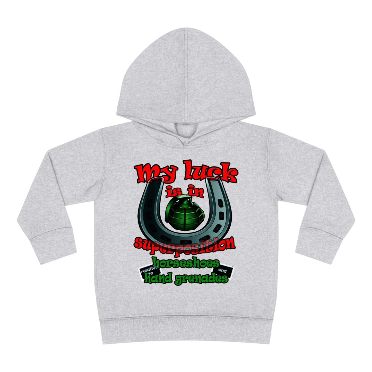 my luck - Toddler Pullover Fleece Hoodie