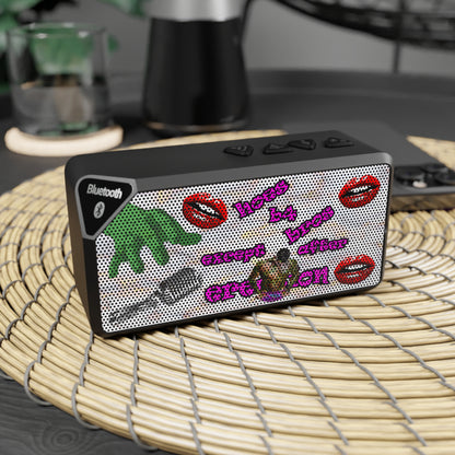 hoes b4 bros - Jabba Bluetooth Speaker (white marble)