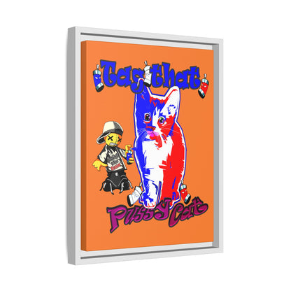 tag that - framed canvas art (crusta)