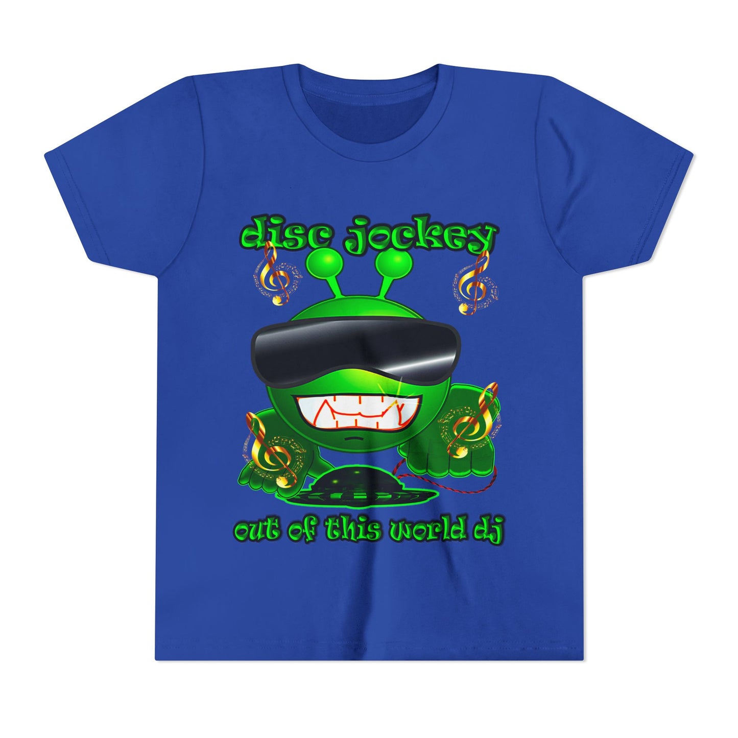 disc jockey - Youth Short Sleeve Tee