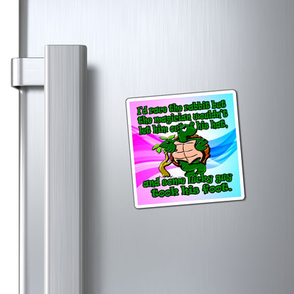 turtle race - Magnets - (light blue-pink wave)