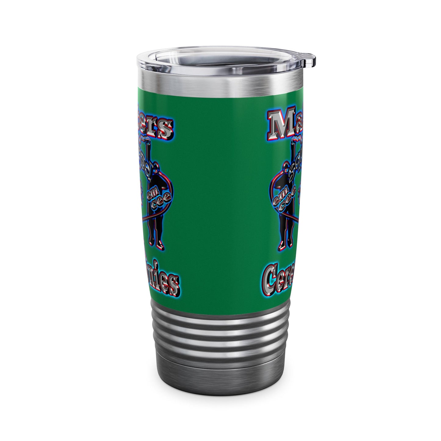 em cee squared - Ringneck Tumbler, 20oz (dark green)