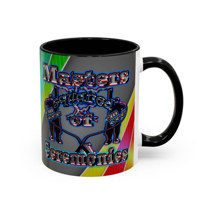 em cee squared - Accent Mug (rainbow split)