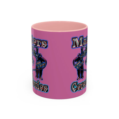 em cee squared - Accent Mug (light pink)