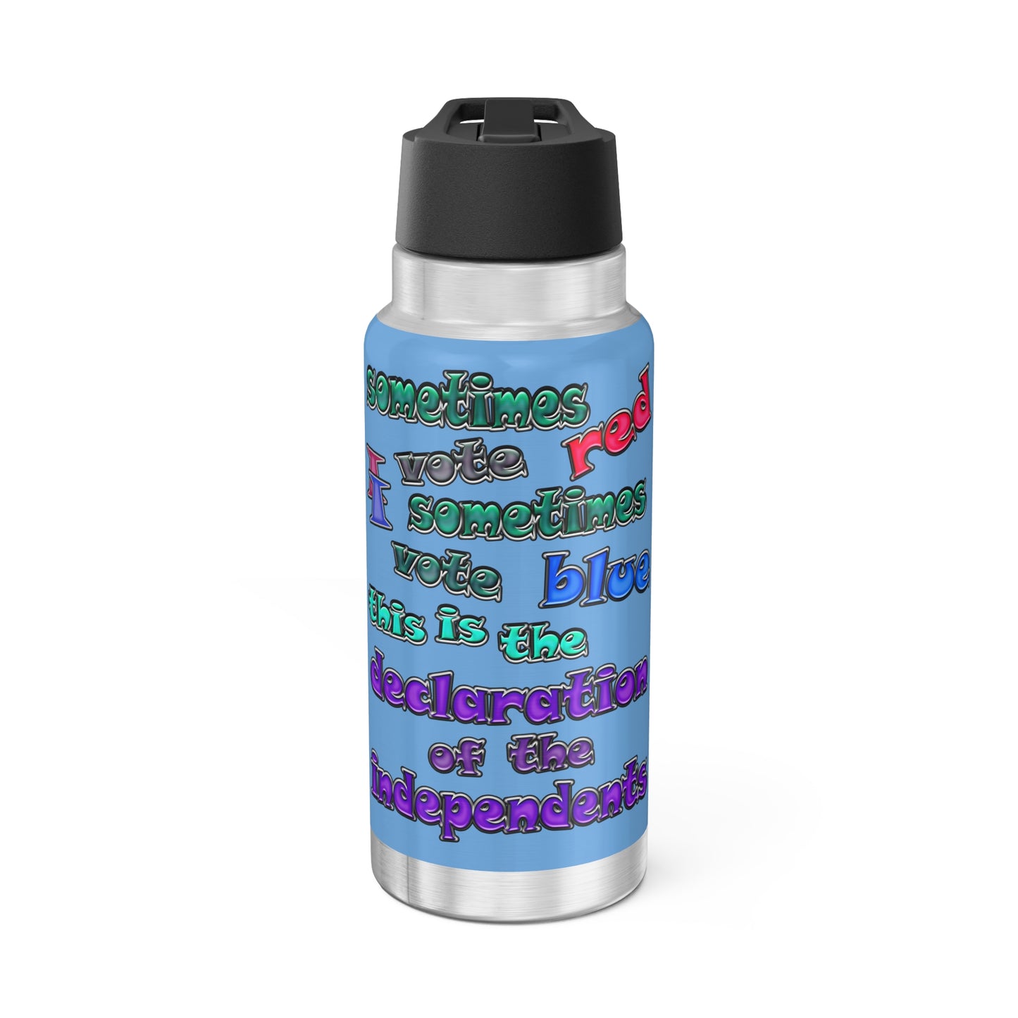 declaration of the independents - Gator Tumbler, 32oz (light blue)