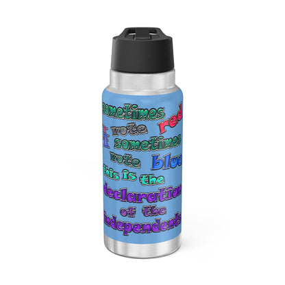declaration of the independents - Gator Tumbler, 32oz (light blue)