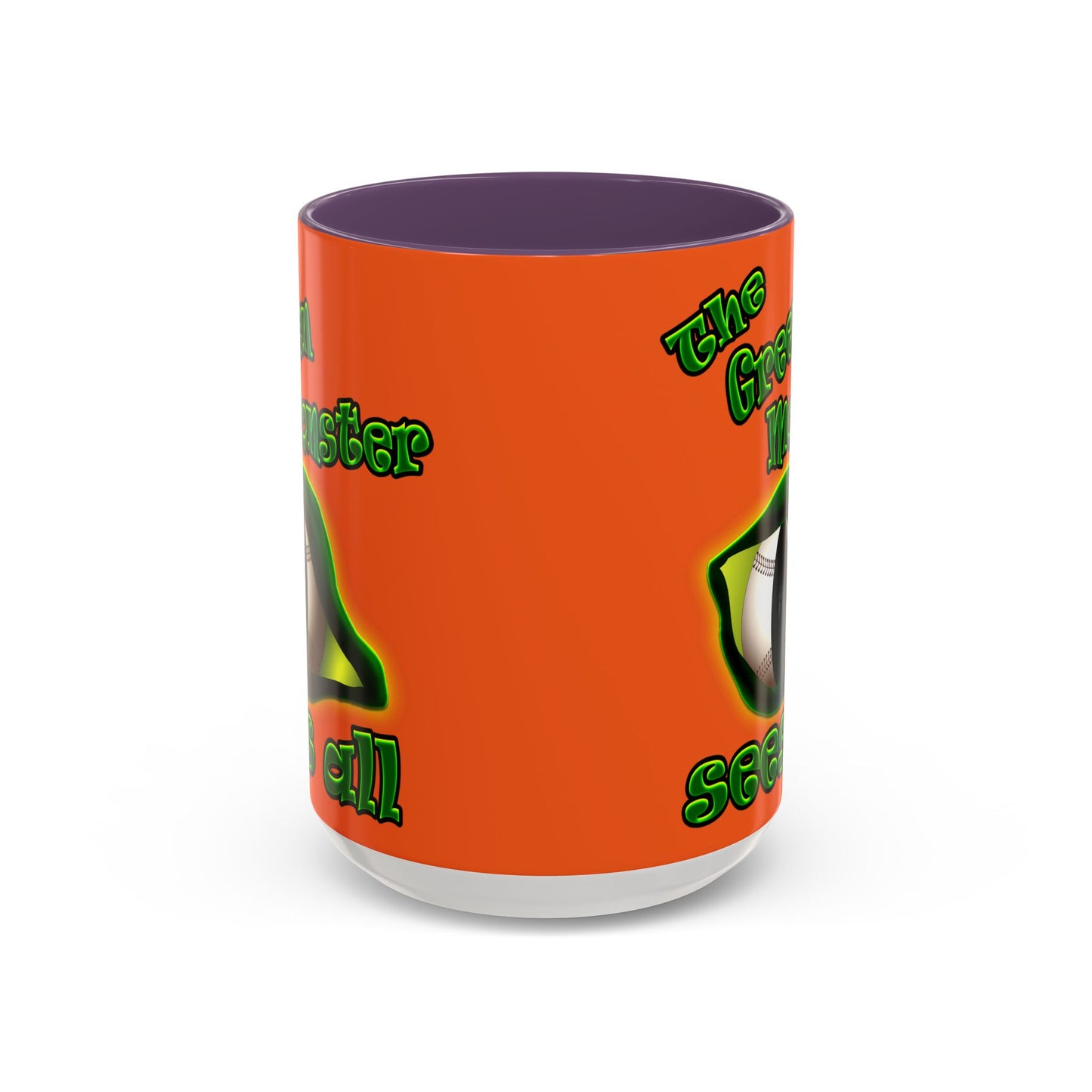 green monster - Accent Mug (orange)