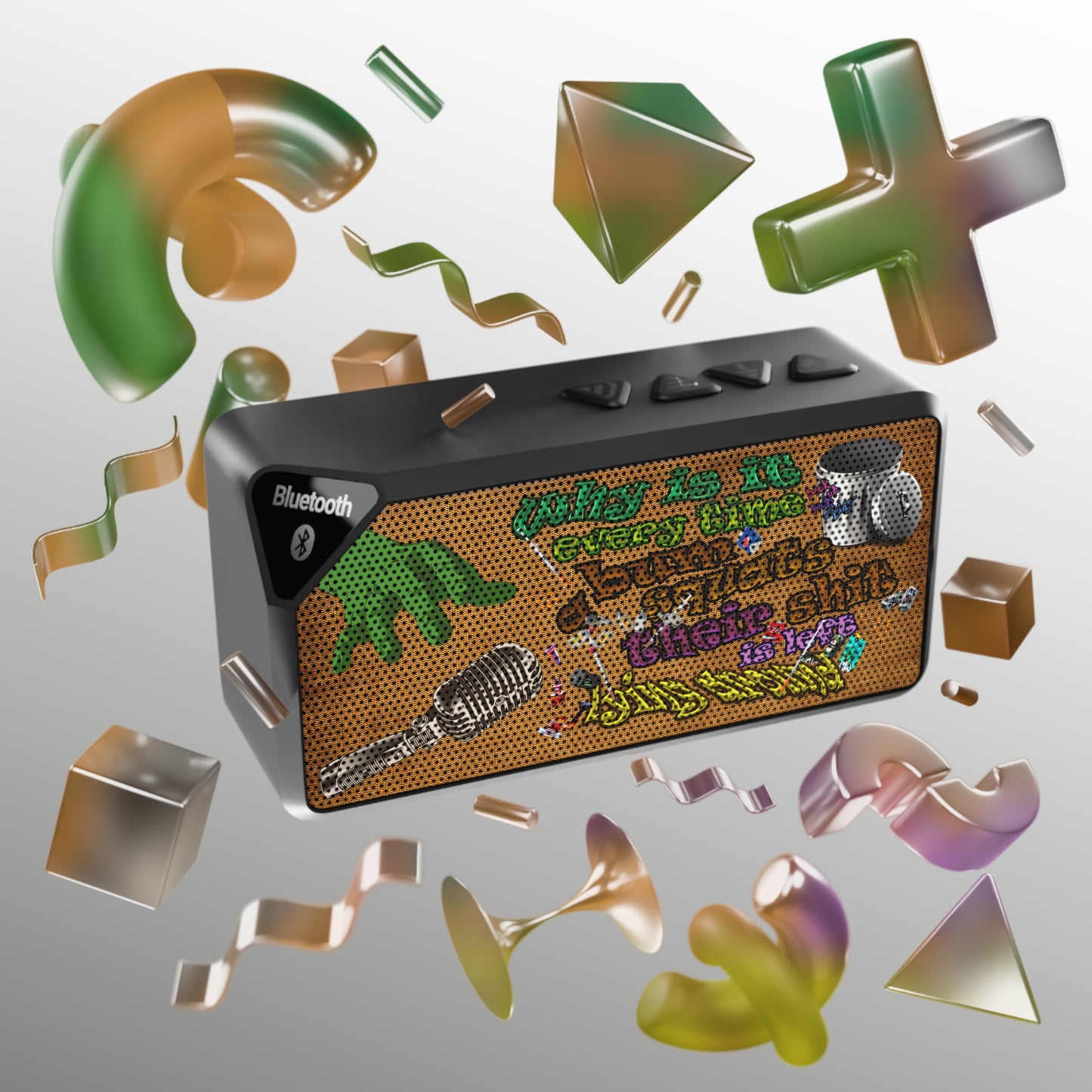 the bum's shit - Jabba Bluetooth Speaker (brown papyrus)