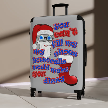 santa's shoes - Suitcase (light grey)