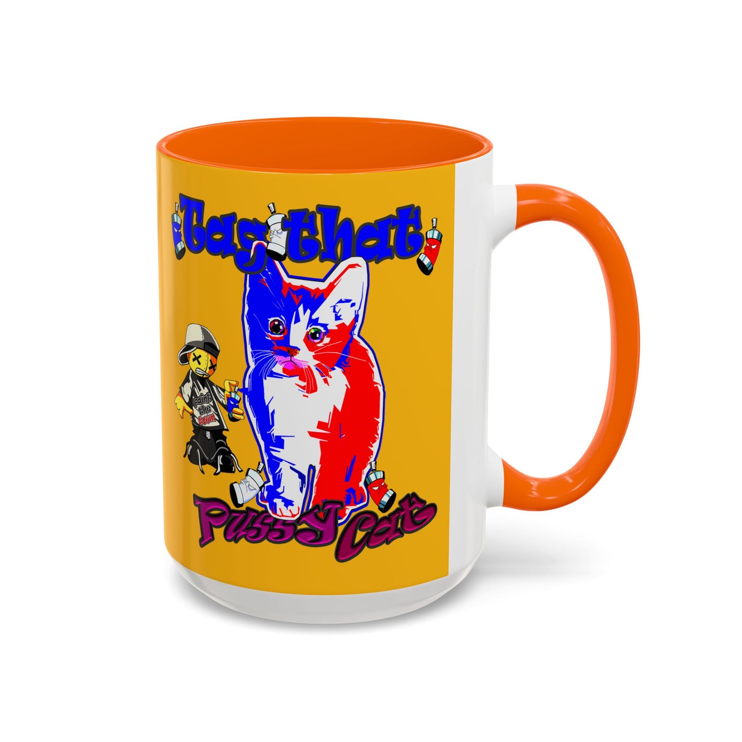 tag that - Accent Mug (yellow)