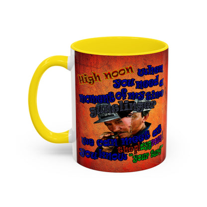 high noon - Accent Mug (burnt orange)