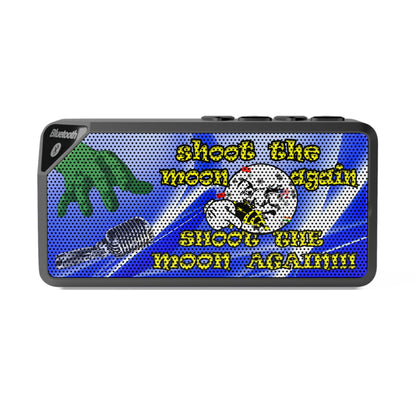 shoot the moon again - Jabba Bluetooth Speaker (blue-white wave)