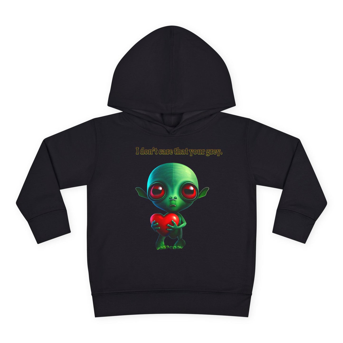 I don't care that your grey - Toddler Pullover Fleece Hoodie