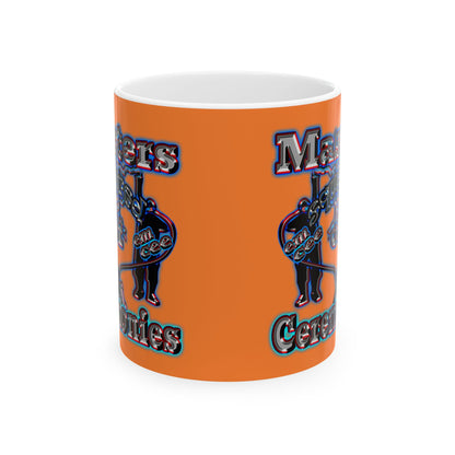 em cee squared - White Mug (crusta)
