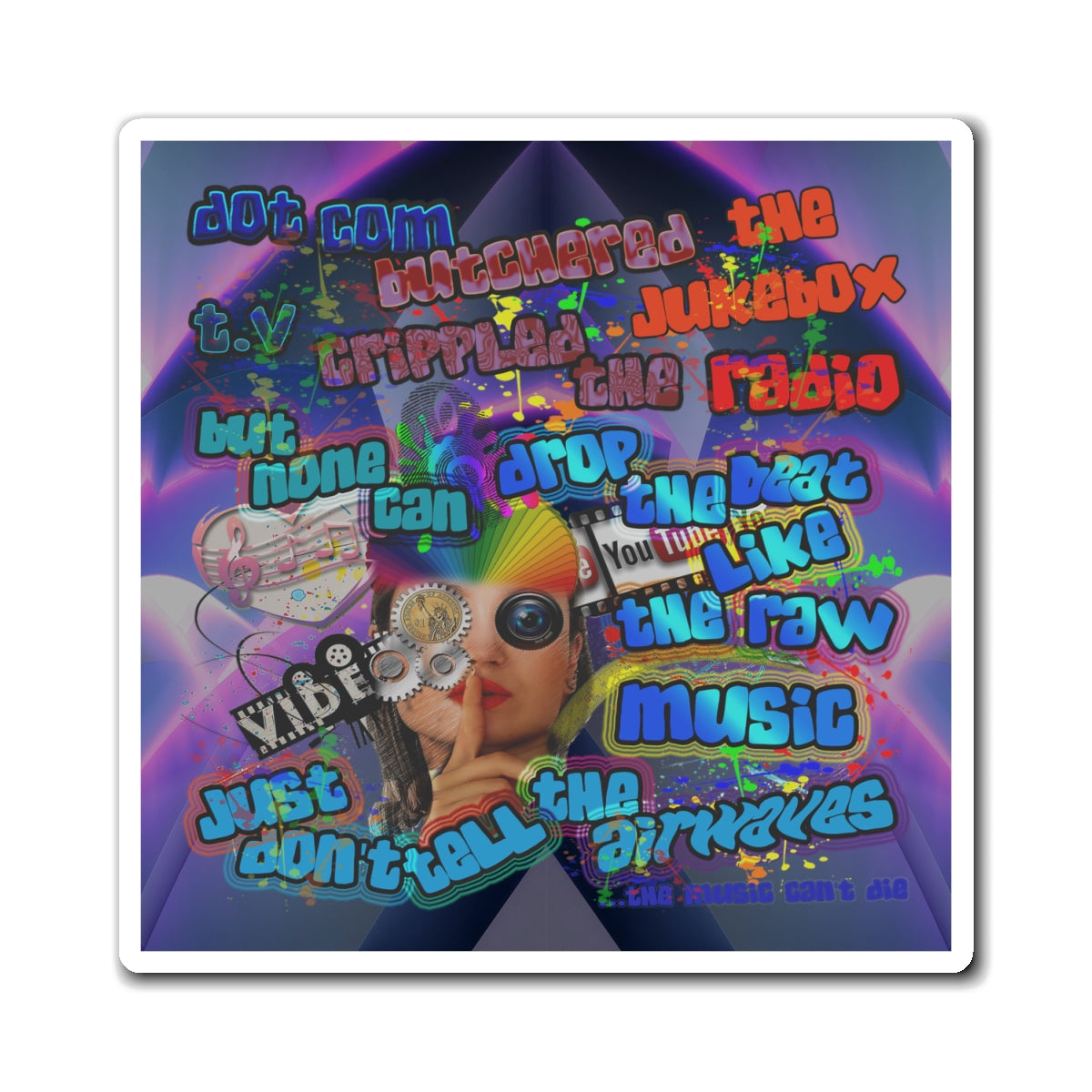 drop the beat - Magnets - (grey-pink wave)