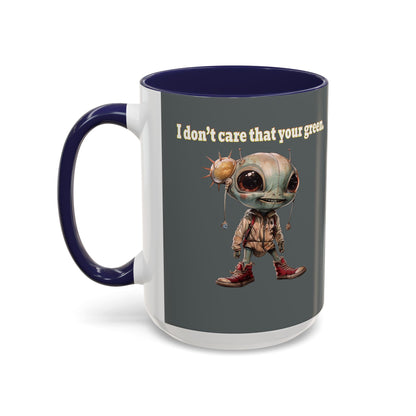 I don't care that your grey - Accent Mug (dark grey)