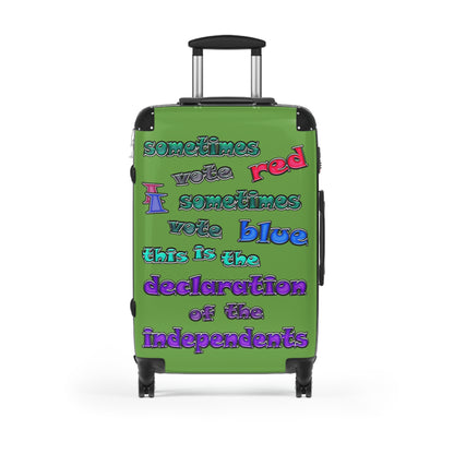 declaration of the independents - Suitcase (green)