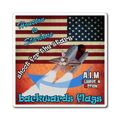 shoot for the stars - Magnets - (burnt orange)