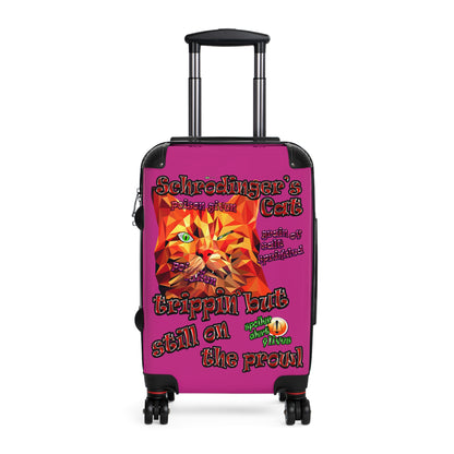 schrodinger's cat - Suitcase (pink)