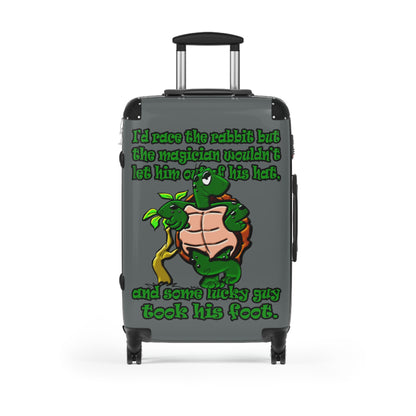 turtle race - Suitcase (dark grey)