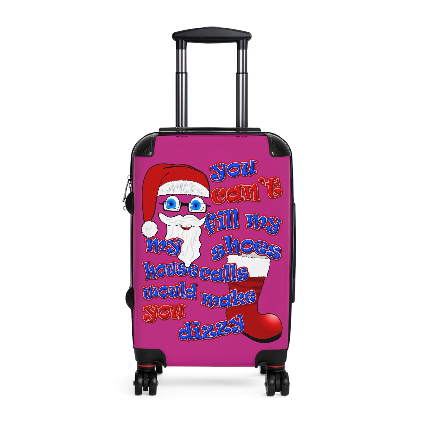 santa's shoes - Suitcase (pink)
