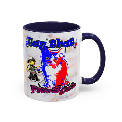 tag that - Accent Mug (white marble)
