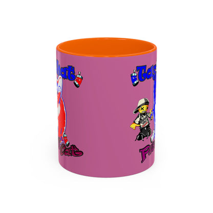 tag that - Accent Mug (light pink)