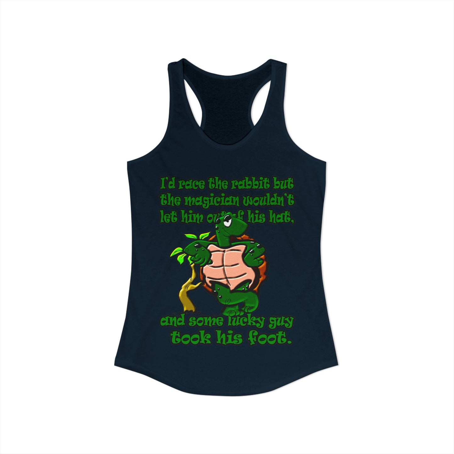 turtle race - Women's Ideal Racerback Tank
