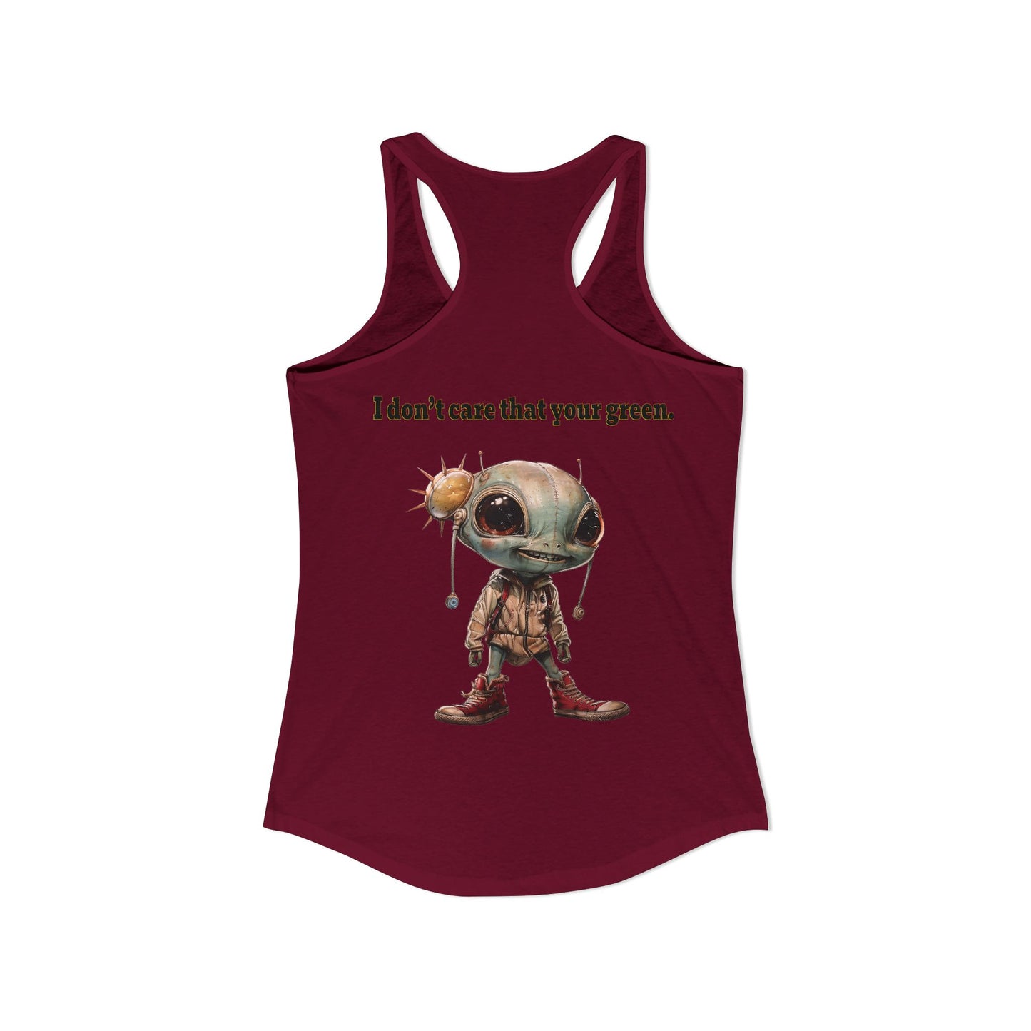I don't care that your grey - Women's Ideal Racerback Tank