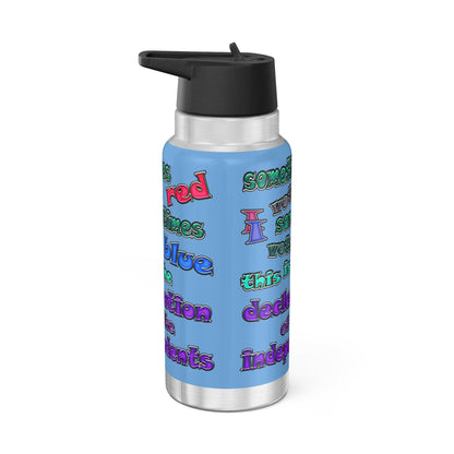 declaration of the independents - Gator Tumbler, 32oz (light blue)